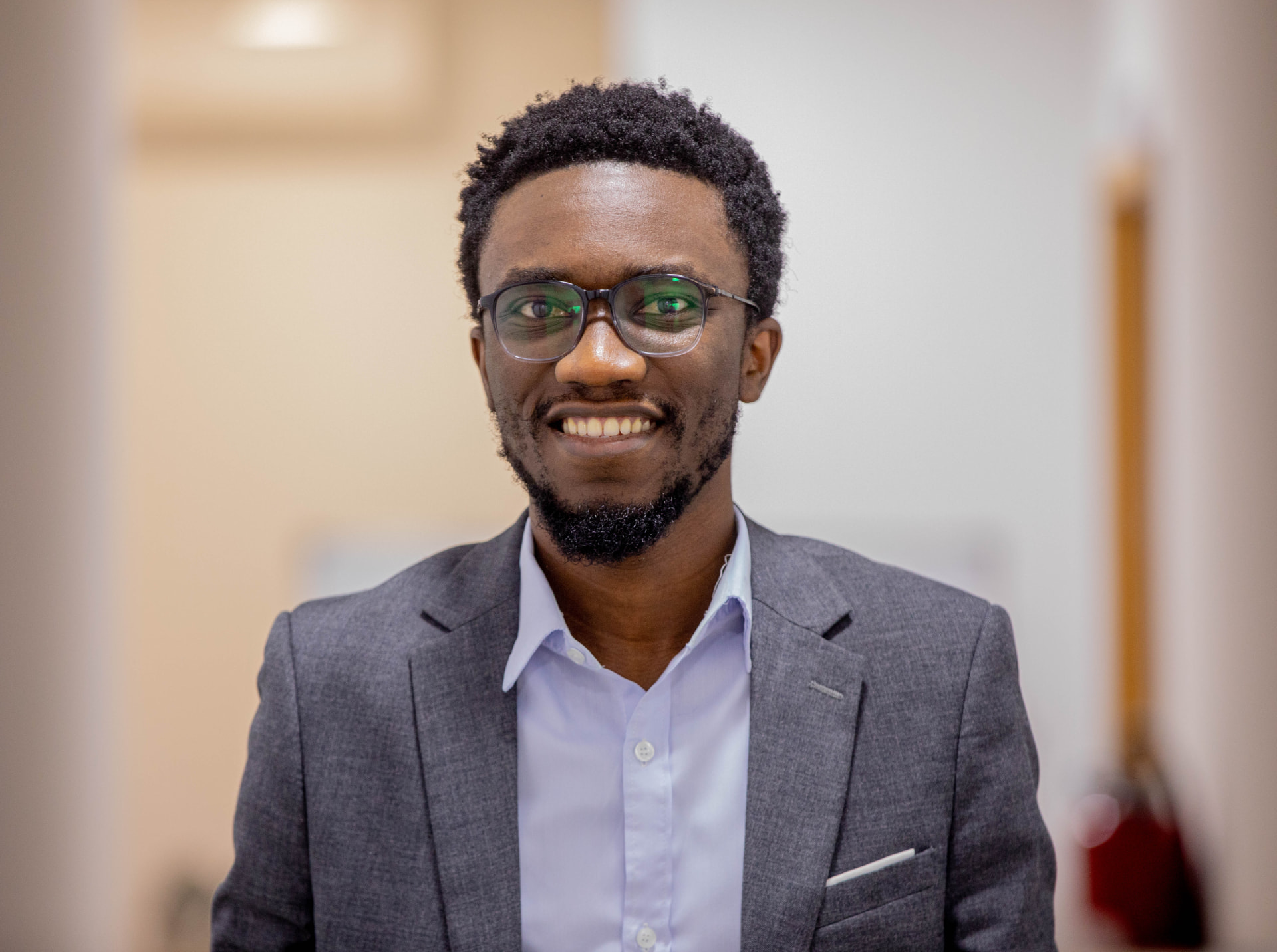 Shuko Musemangezhi speaking during a professional event