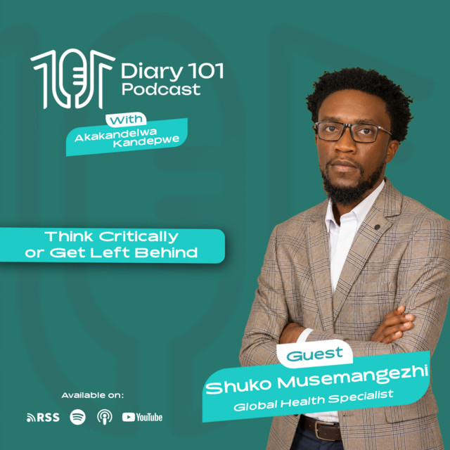First page of Think Critically or Get Left Behind — Diary 101 Podcast